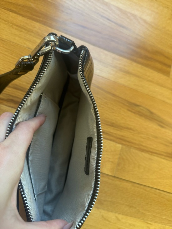 JW PEI Black Croc-Embossed Shoulder Bag - Women - Picture 5 of 7